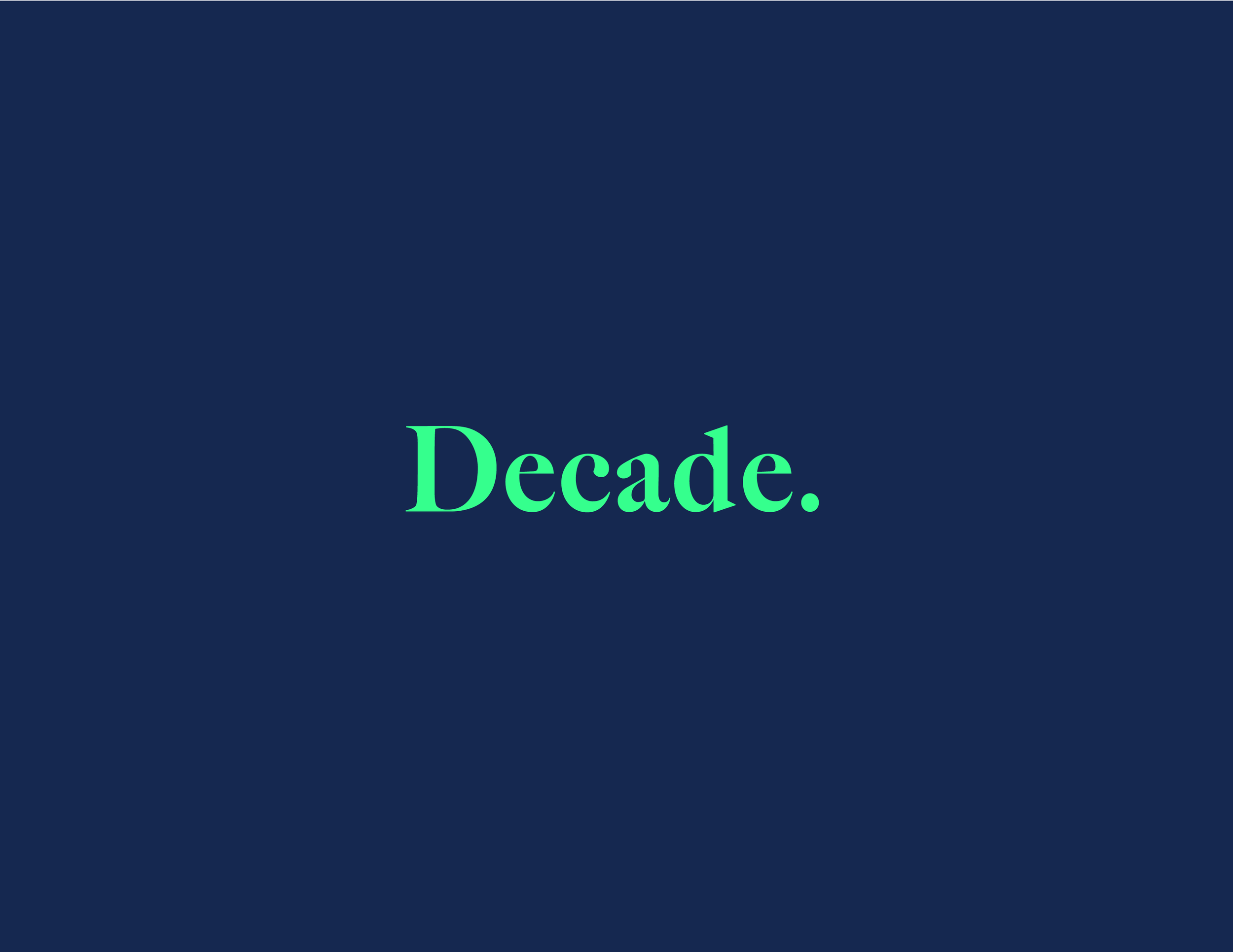 decade Decade Impact logo