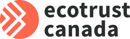 Ecotrust Canada Logo Ecotrust canada with an orange icon to the left.