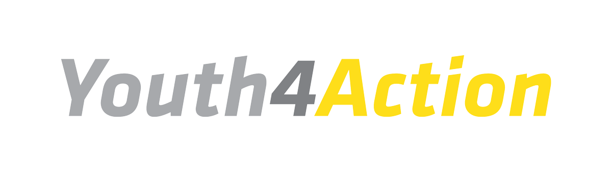 y4a-logo "Youth4Action" logo with "Youth4" in gray and "Action" in yellow text on white background.